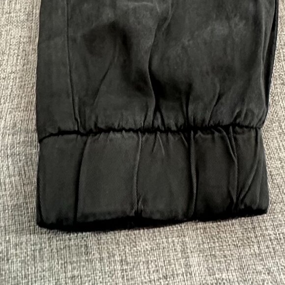 NEW without tags  Black Tape Tencel Joggers Black P/XL Drawstring pockets - Picture 7 of 14